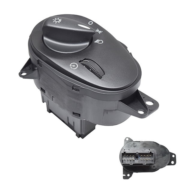 Interruptor De Luces Generico P/Faro C/Regulador 2000 A 2004 Ford Negro 16 pines 12 Voltios