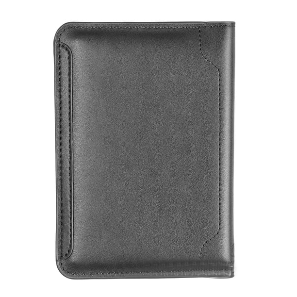 Porta pasaporte de cuero - Cartera para pasaporte, Cartera plegable de cuero con cierre magnético para pasaporte Adepaton CPB-SSW884-1