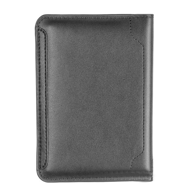 Porta pasaporte de cuero - Cartera para pasaporte, Cartera plegable de cuero para pasaportes Hebilla magnética