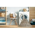thumbnail image 2 of Ahgly Company Machine Washable Indoor Square Traditional Dark Almond Brown Area Rugs, 3' Square, 2 of 7