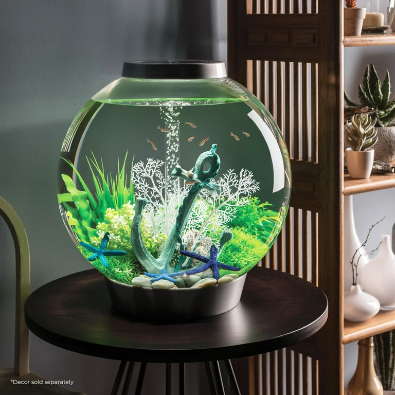 biOrb Classic 60 Aquarium with Standard Light, 16 Gallon, Silver