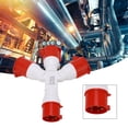 thumbnail image 4 of ENCUCHO INDUSTRIAL Multifuncional, Enchufe Industrial 380-415V 32A 1 EN 3 OUT IP44 Impermeable CON CUBIERTA DE POLVO COMERCICIOS PARA OPEROS Comerciales, 4 of 7
