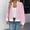 Pink, variant on Women's Lightweight Trendy Jacket Gradient Printed Pocket Zipper Long Sleeve Cardigan Style