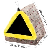 Padded Warm Autumn Winter Parrot Sleeping Bird Cozy Hut For Small Bed Indoor Cage Accessory