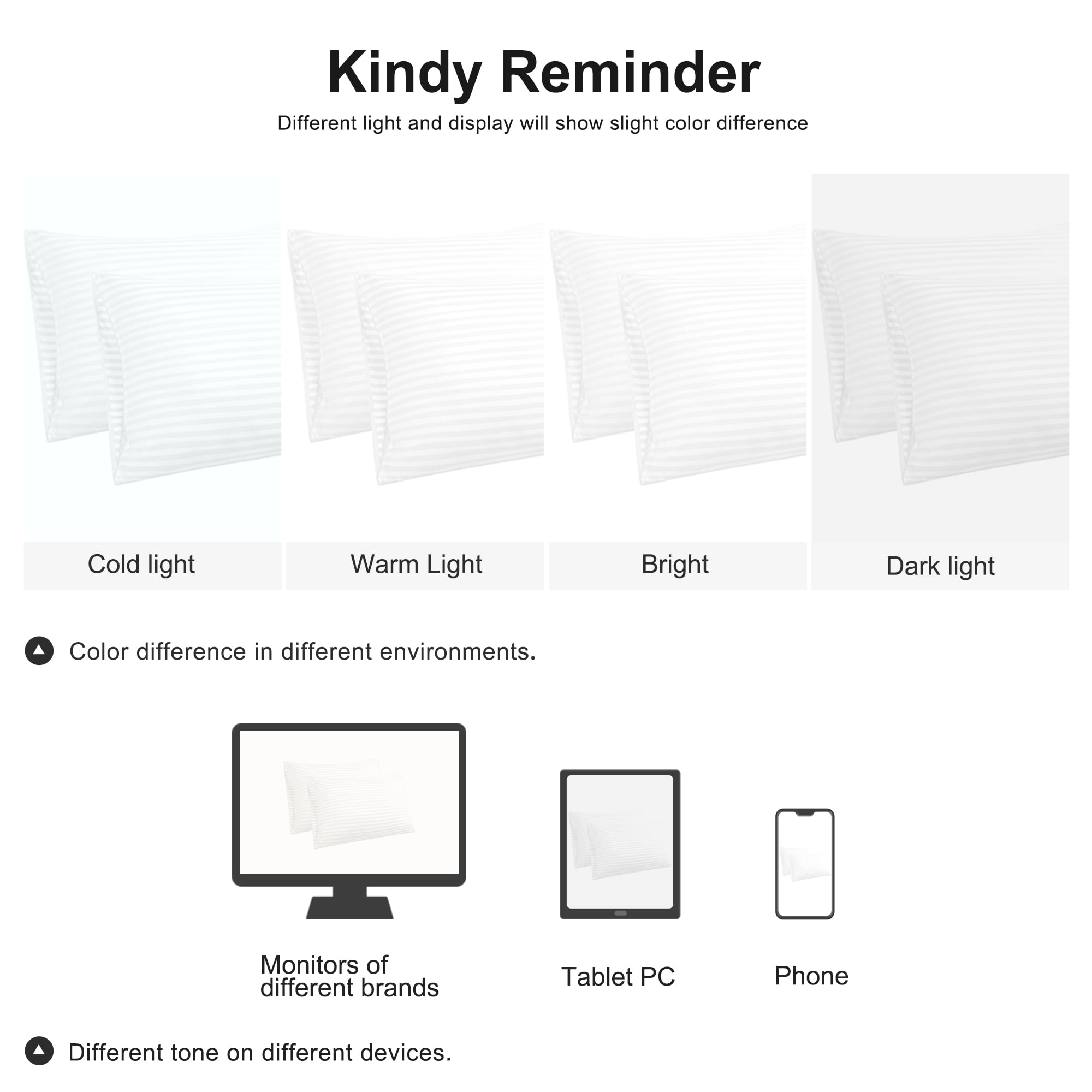 Unique Bargains Soft Durable Set of 2 Microfiber Striped Pillowcase White Standard（20"x26")