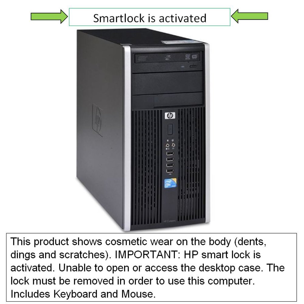 HP Compaq Pro Desktop (Tower Only) PC with Intel QuadCore i53470