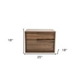 thumbnail image 5 of Modern Light Brown Walnut Nightstand with Two drawers, 5 of 5