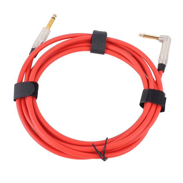 Cable para instrumentos musicales carcasa metálica cable de conexión flexible para guitarra eléctrica reducción de ruido resistencia al desgaste caucho para amplificadores ANGGREK Otros