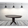 thumbnail image 2 of Round Rubberwood Dining Table in Gray Stone/Black Stone, 2 of 4