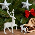 thumbnail image 3 of BinKFF Reindeer Ornaments Statue,Reindeer Christmas Decoration,Deer Gifts for Women, Mom Gifts,Deer Decorations Applicable Home, Office,Bookshelf TV Stand, Shelf, Living Room, 3 of 4