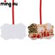 thumbnail image 2 of Árbol de Navidad Decoraciones navideñas familiares Sublimación Metal en blanco Aluminio Adornos navideños de doble cara, 2 of 4