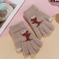thumbnail image 2 of Ketyyh-chn99 Kids Ski Gloves Kids Childrens Winter Stretch Magic Gloves Childrens Khaki, 2 of 4