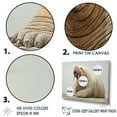 thumbnail image 3 of Designart "Home Of The Relaxed Walrus IV" Walrus Floater Framed Wall Art Prints, 3 of 5