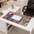 thumbnail image 3 of Long Mouse Pads for Desk,Pioneer Flower Floral Print Pattern Desk Mats on Top Of Desks, Desk Mouse Pad Extra Large with 3mm Non-Slip Base and Stitched Edge for Gaming,Office,Work,Home 31.5"x15.7", 3 of 6