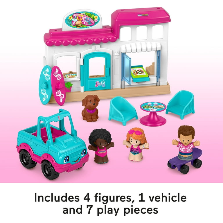  Barbie Dolls & Accessories Playset, Beach Boardwalk with Barbie  “Brooklyn” & “Malibu” Dolls, Food Stand, Kiosk & 30+ Accessories : Toys &  Games