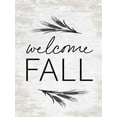 thumbnail image 2 of Lettered And Lined 12x14 Gold Ornate Wood Framed with Double Matting Museum Art Print Titled - Welcome Fall, 2 of 4