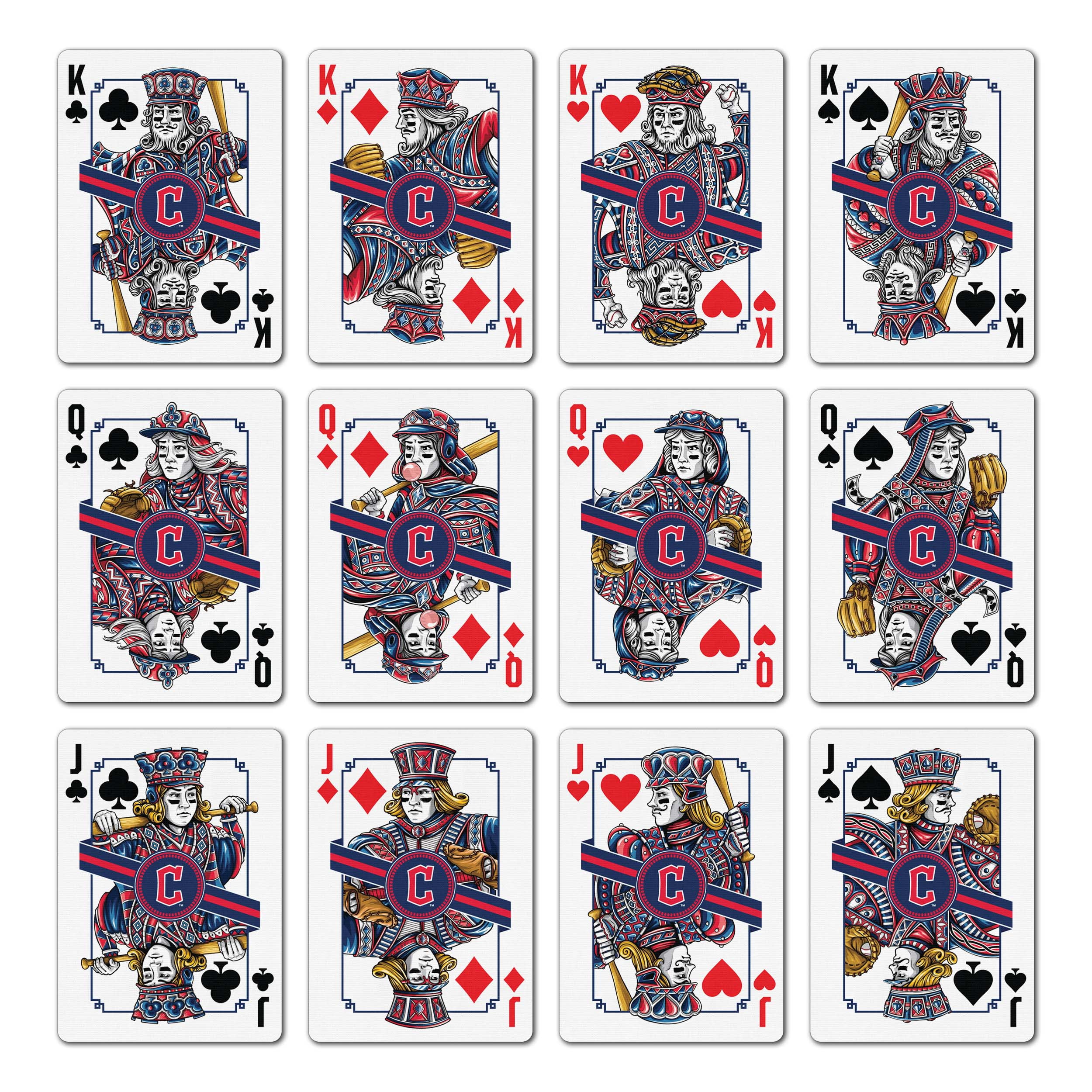 Cleveland Guardians Classic Series Playing Cards