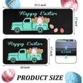 thumbnail image 2 of Set of 2 Easter Kitchen Rugs and Mats for Floor Non-Slip Backing Easter Eggs Bunny Mat Easter Outdoor Decorations Anti Fatigue Kitchen Rug Sets with Runner (17"x47.2"+17"x30", Easter 03), 2 of 7