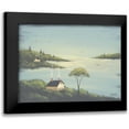 thumbnail image 1 of Sliney, John 14x12 Black Modern Framed Museum Art Print Titled - Salt Box by the Lake I, 1 of 5