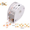 thumbnail image 2 of Yeacher MAKEID 1 Roll Thermal Printing Adhesive Label Paper Waterproof Tear-Resistant Name Price Barcode Label Sticker Tape for T7 Portable Label Maker Printer, Sweet Orange 16mmx4m, 2 of 8