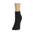 thumbnail image 2 of MeMoi Textured Striped Cotton Blend Anklet Socks - Womens - Female, One Size, White, 2 of 6