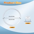 thumbnail image 7 of Deally 3 Pack Silicone Sealing Rings for Instant Pot 6 Qt, Inner Pot Seal Ring, Replacement Seal Gasket, Food-Grade Silicone Sealing Rings, 7 of 7