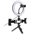 thumbnail image 3 of Anillo de luz LED profesional para selfies, lámpara de maquillaje, luz de relleno ajustable para transmisión en vivo, 3 of 12