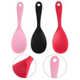 thumbnail image 4 of Shisuyan 3pcs Rice Cooker Spoon Scoop Non Stick Silicone Serving Paddle Heat Resistant Spatula Household Kitchen Tool For Stirring, 4 of 8