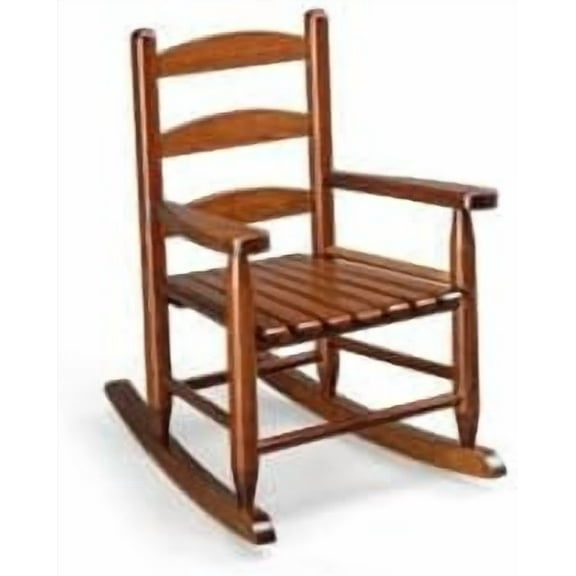 SLSRFD Outdoor Child's Rocking Chair, Wooden Patio Rocking Chair with High Back All-Weather Wooden Rocker for Garden, Yard, and Balcony, Patio Porch, Teak