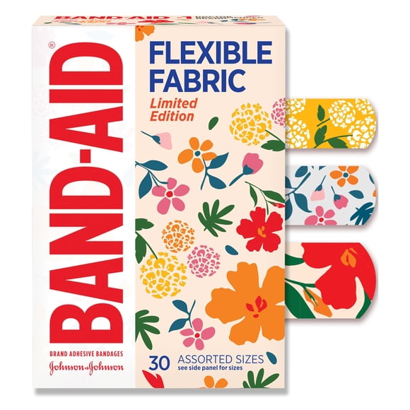 Band-Aid Apósitos adhesivos de tela flexible 30 unidades