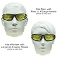 thumbnail image 3 of proSPORT BIFOCAL Sunglass Night Readers Yellow Sport Wrap Around Men Women, 3 of 5