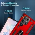 thumbnail image 6 of 23 Ultra Case: for Samsung 23 Ultra Case for Galaxy S23 Ultra, 6.8inch,with Kickstand,Military Grade Drop Tested,S23 Ultra Case Red, 6 of 12