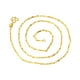 thumbnail image 5 of Collar de cadena de oro delicado simple fino moderno cadena de clavícula para el cuello Estilo C, 5 of 9