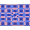 thumbnail image 1 of Ahgly Company Indoor Rectangle Patterned Purple Mimosa Purple Area Rugs, 2' x 4', 1 of 6