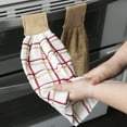 thumbnail image 4 of RITZ 3-Pack Solid and Multi Check Tie Towel Set, Biscotti, 4 of 5