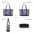 thumbnail image 6 of FORMRS Canvas Laptop Tote Bag for Women with 15.6" Computer Compartments Shoulder Handbag, Colorful Starfish, 6 of 7