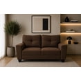 thumbnail image 1 of Love seat El Bazar Store Sidney Lino Chocolate 2 plazas, Modular, Moderno, Sala, Sofa, 1 of 5