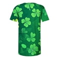 thumbnail image 4 of Puntoco Short Sleeve Women Tops ,St Patricks Day Shirt Women Funny St Pattys Day Irish Shamrock Shirts Printed Pocket Protective Clothing Blouses Shirts Multicolor XL(XL), 4 of 5