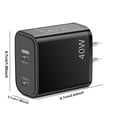 thumbnail image 4 of Cargador USB 2 puertos Cargador de teléfono móvil Pantalla digital LED para iPhone 14 13 12, 4 of 8