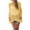 Yellow, variant on SELONE Women White Bathing Suit Cover up Knitted Crochet Cardigans Long Sleeve Cutout Swimwear Short Clothes L