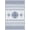 Blue, Pattern 16, variant on ODIKA 4'x6' Gray White Monochrome Geometric Striped Washable Area Rug Horizontal Bands Multi-Motif Diamond for Bedroom, Reading Nook, Pet Friendly & Non-Shedding