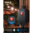 thumbnail image 4 of Atenuador exterior DEWENWILS para luces de cadena, alcance de 100 pies, 4 of 7