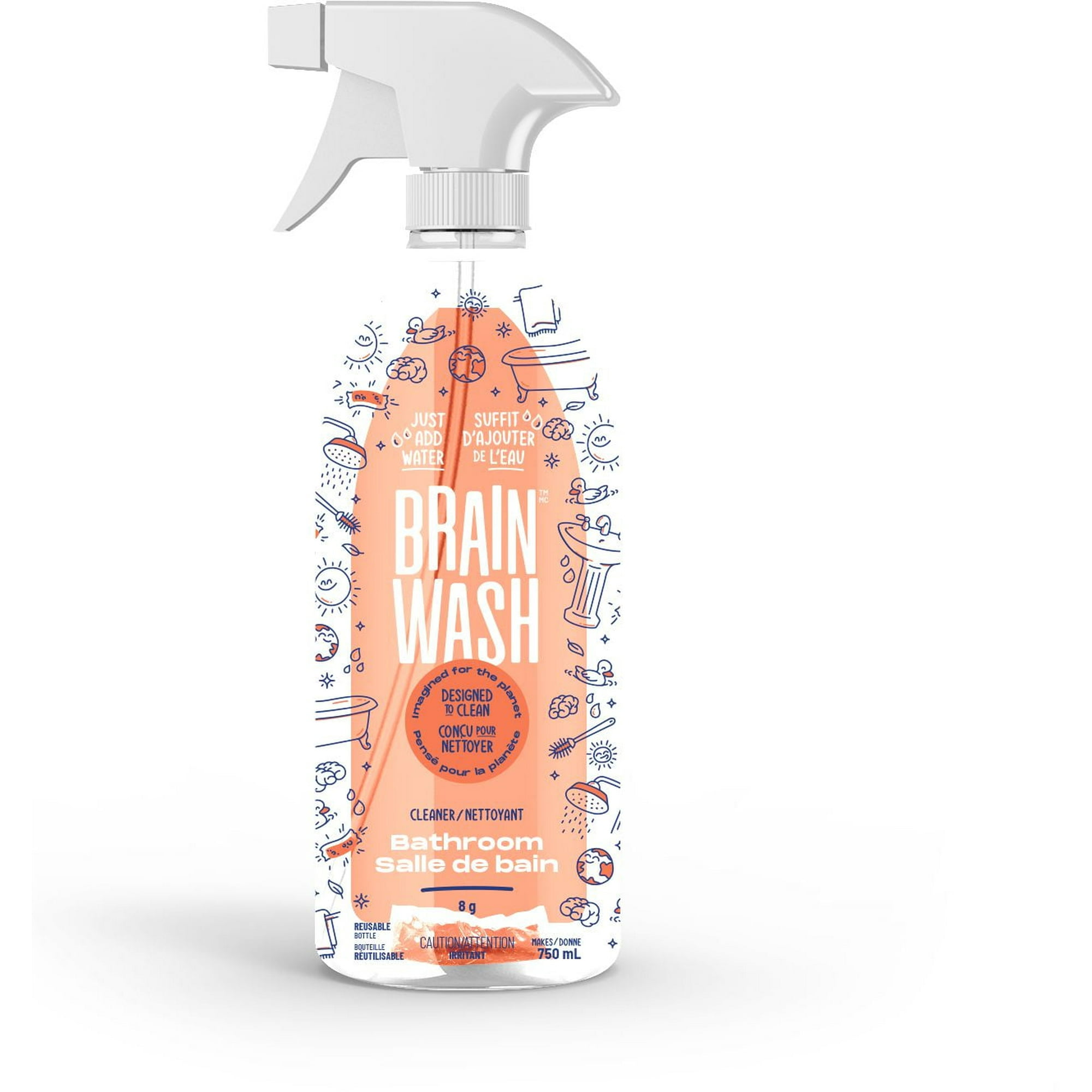 Brain Wash Bathroom Cleaner Bottle with Starter Pod - Walmart.ca