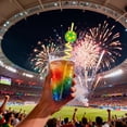 thumbnail image 7 of 10 Pcs Reusable Plastic Football Straws, Novelty Curly Crazy Drinking Straws for Kids Birthday Party, Woodland Soccer Themed Party Supplies and Favors, 7 of 7
