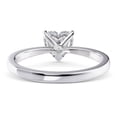 thumbnail image 4 of Sparkling Splendor: 1.5 Ct Heart-Shaped Moissanite Solitaire Engagement Ring in 925 Silver for Her, 4 of 4