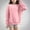 Pink, variant on Bnwani Toddler Crew Neck Sweatshirts Winter Long Sleeve Cotton Casual Sportswear Solid Beige Size 3-4t