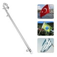 thumbnail image 4 of Voiceine Stainless Steel Flag Pole Boat Flag Pole Marine Flag Pole Yacht Mount Flagpole Metal Flag Support Rod, 4 of 10