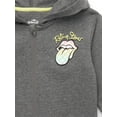 thumbnail image 2 of Rolling Stones Toddler Girls' Full-Zip Hoodie with Front & Back Graphics, Sizes 12M-5T, 2 of 8