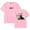 Pink, variant on Montell Fish T-shirt Men Women Fashion Crewneck Hip Hop Short Sleeve Casual Tops Tees