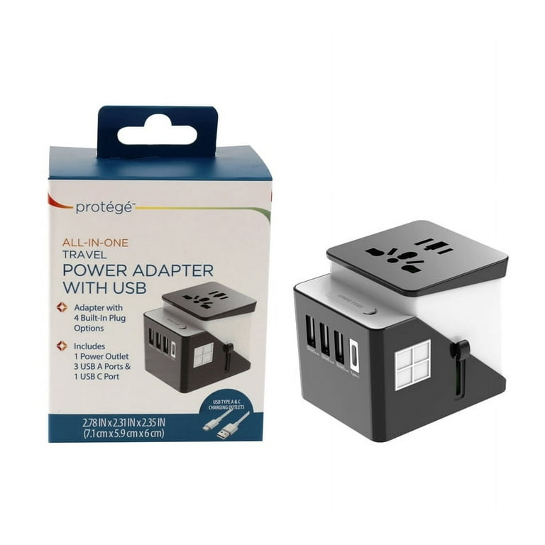 Protege International Travel Power Adapter with USB-C photo 8